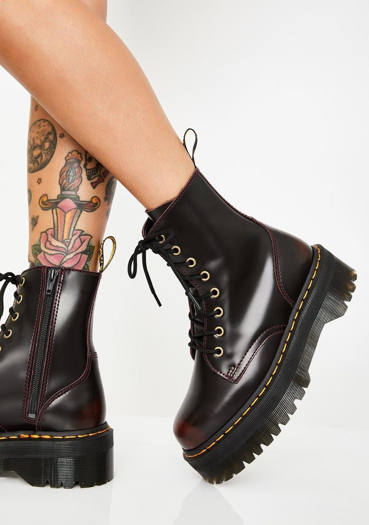DR MARTENS JADON CHERRY RED