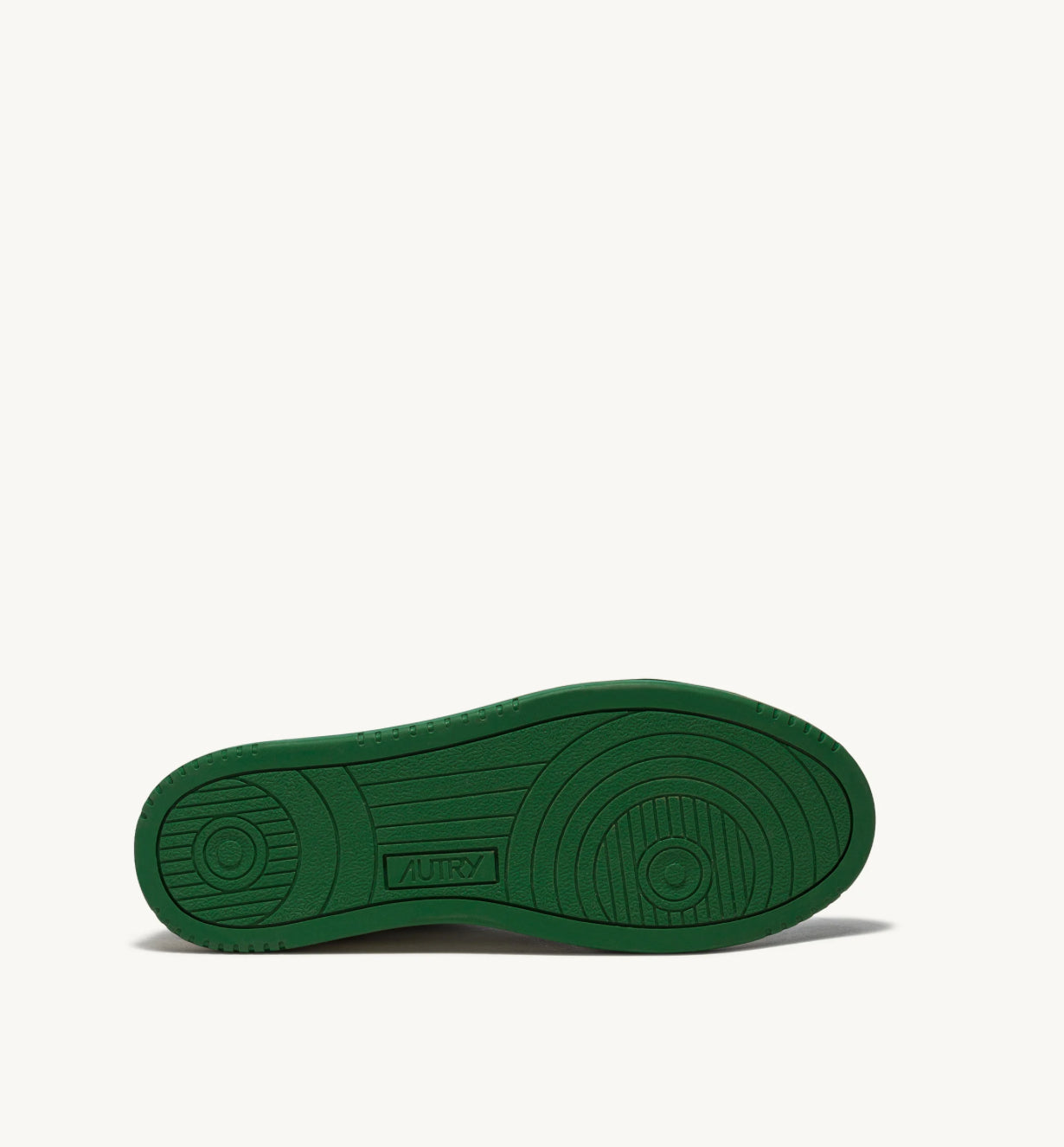 AUTRY SNEAKERS MEDALIST LOW BICOLOR SNEAKERS IN WHITE AND GREEN LEATHER