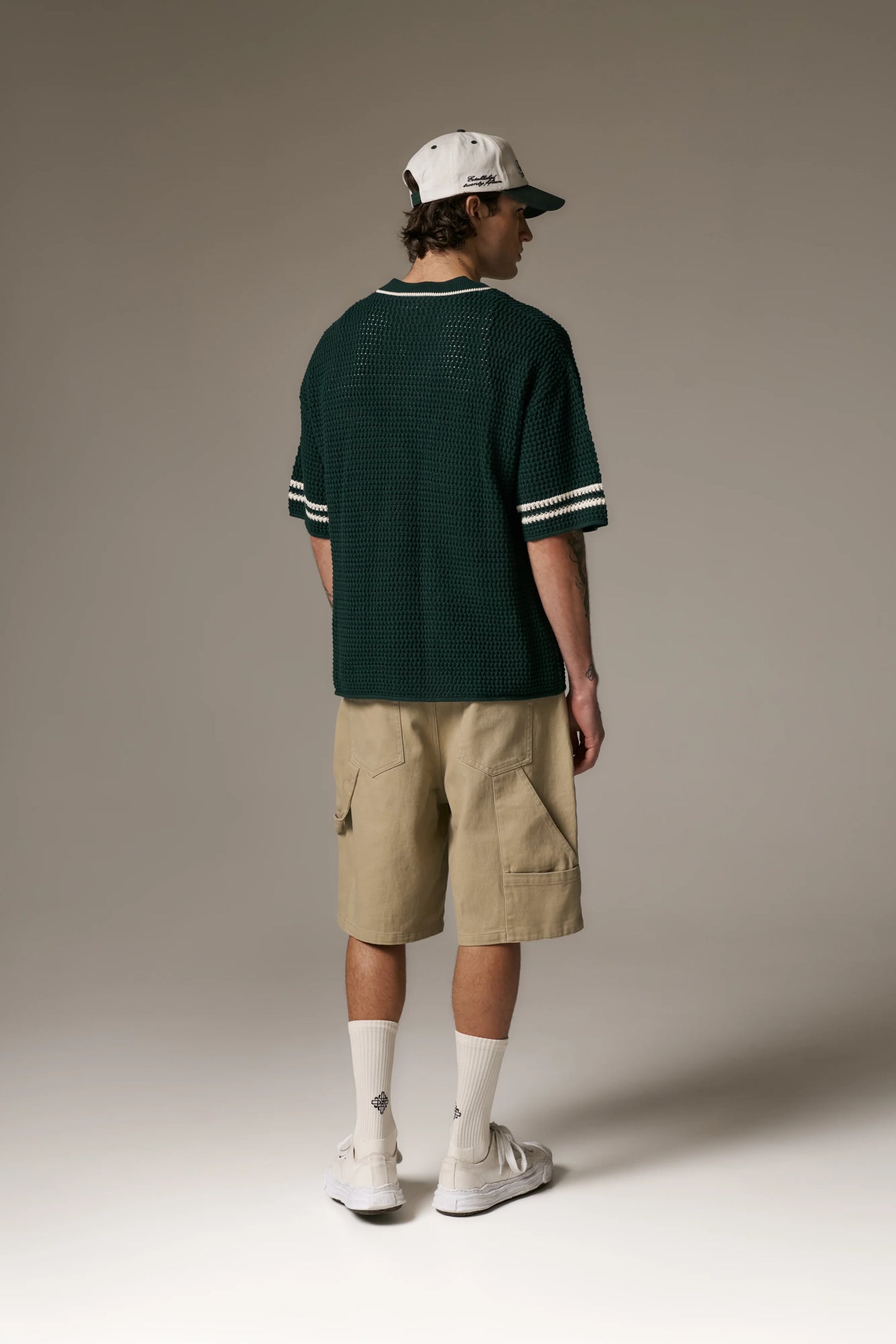TWILL CARPENTER SHORTS BEIGE