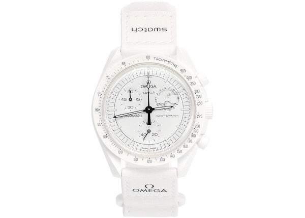 Swatch x Omega Bioceramic Moonswatch Mission To Moonphase Snoopy SO33W700