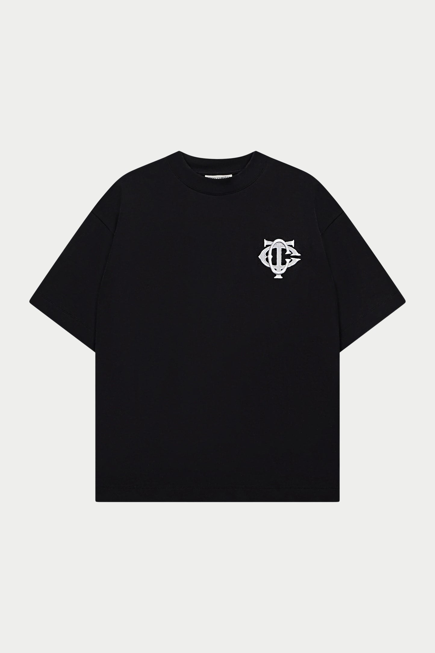 MONOGRAM EMBLEM T-SHIRT BLACK