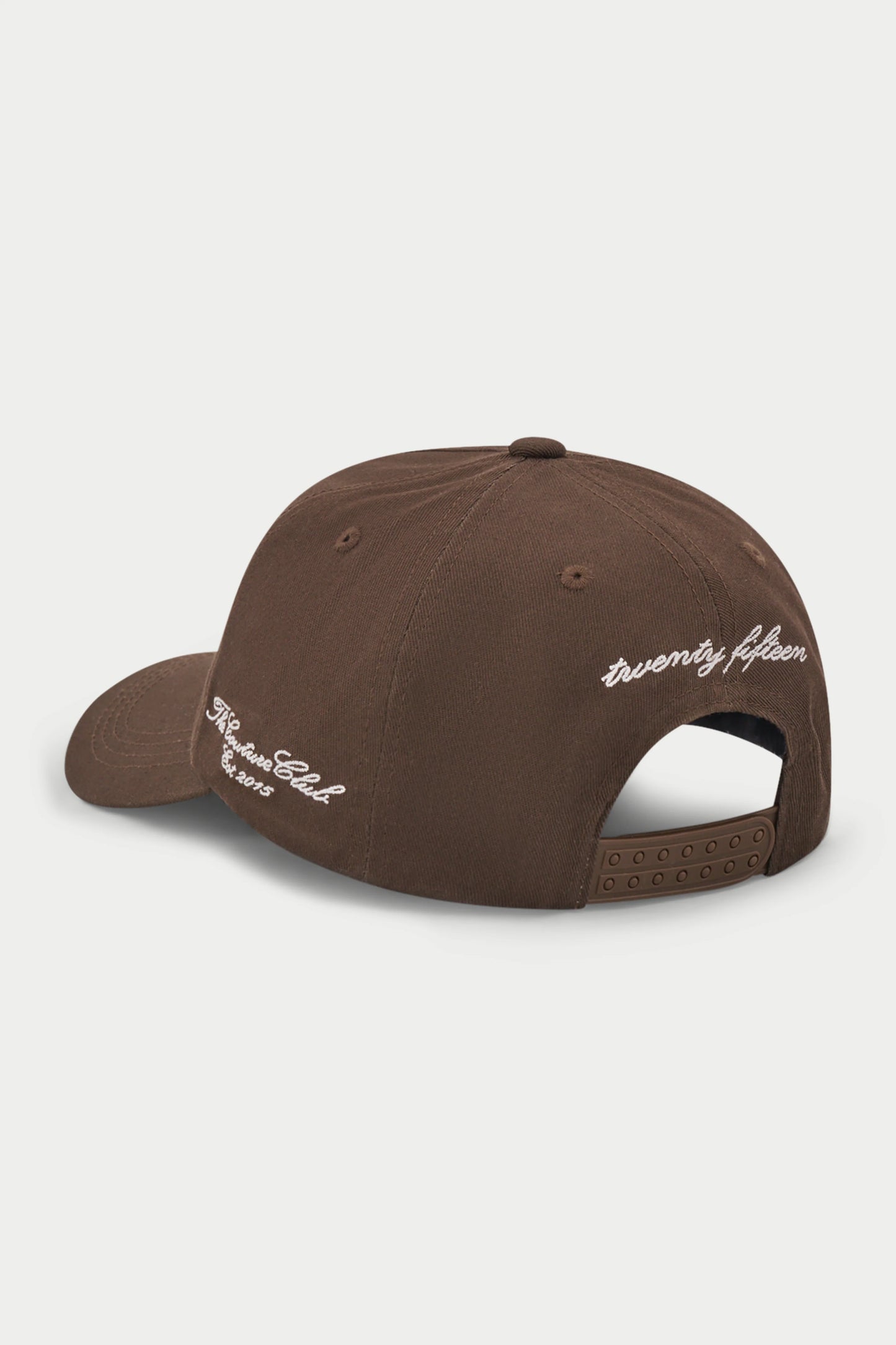 MONOGRAM EMBLEM CAP BROWN