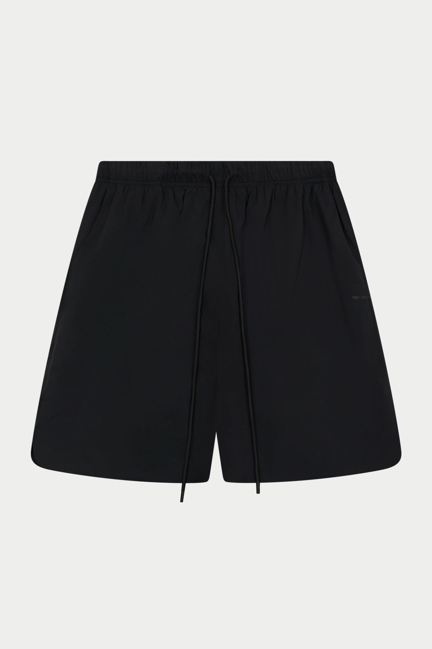 NYLON DRAWCORD SHORTS BLACK