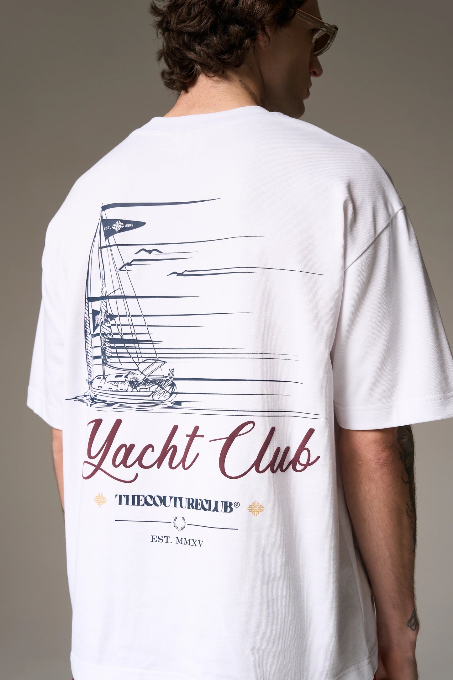 YACHT CLUB GRAPHIC T-SHIRT WHITE