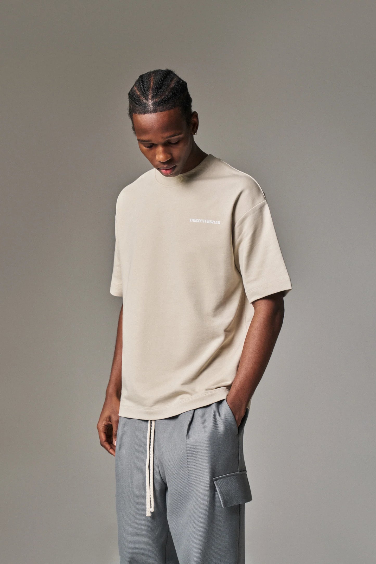 HEAVYWEIGHT COPYRIGHT T-SHIRT BEIGE