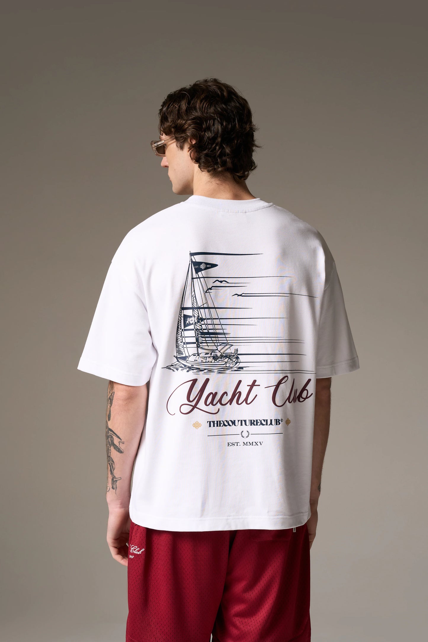 YACHT CLUB GRAPHIC T-SHIRT WHITE