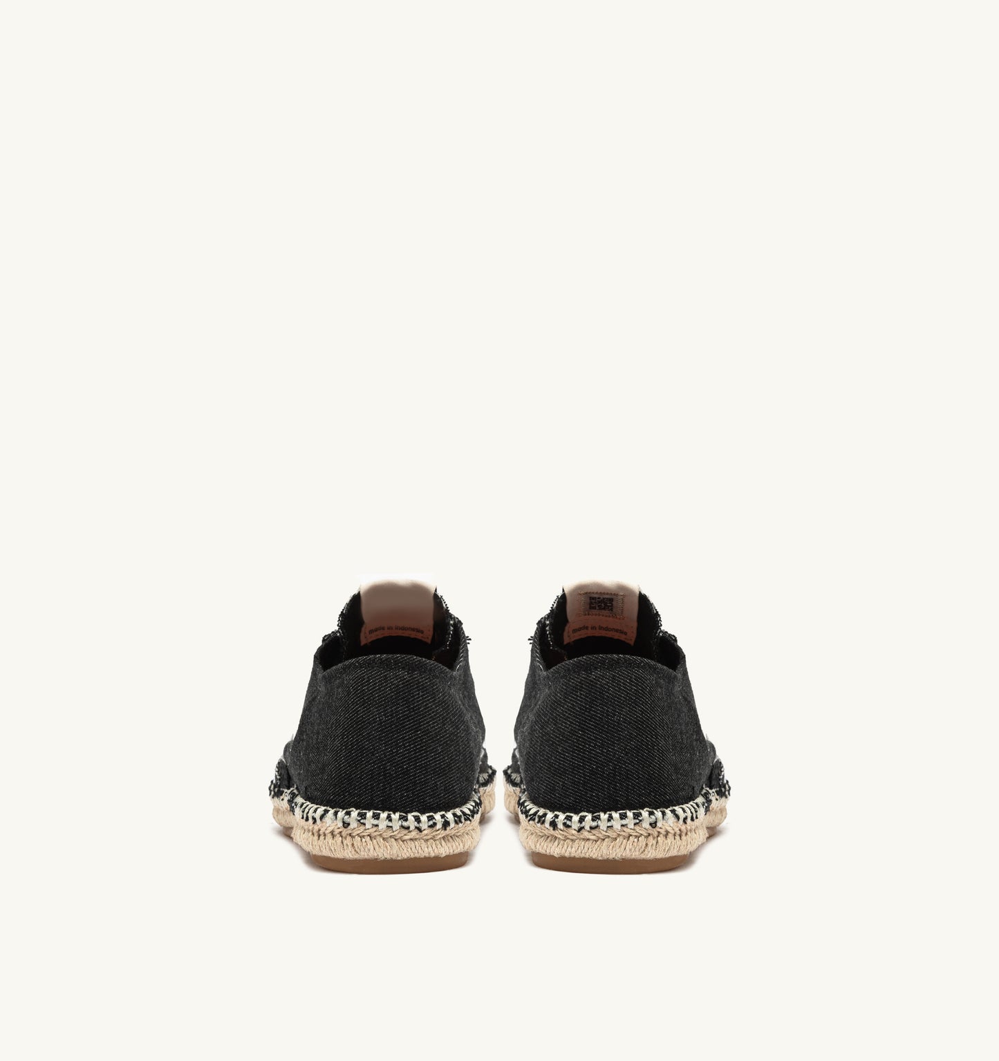 AUTRY SANDY ESPADRILLES IN BLACK CANVAS
