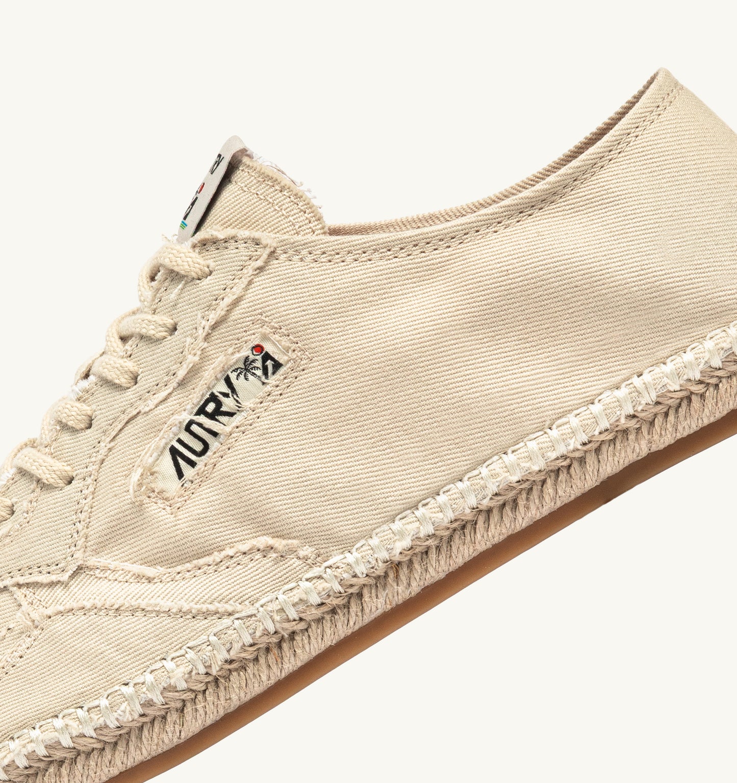 AUTRY SANDY ESPADRILLES IN IVORY CANVAS