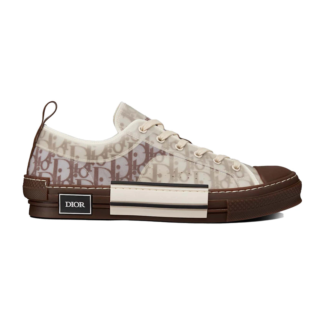 Dior B23 Low Coffee Oblique Canvas
