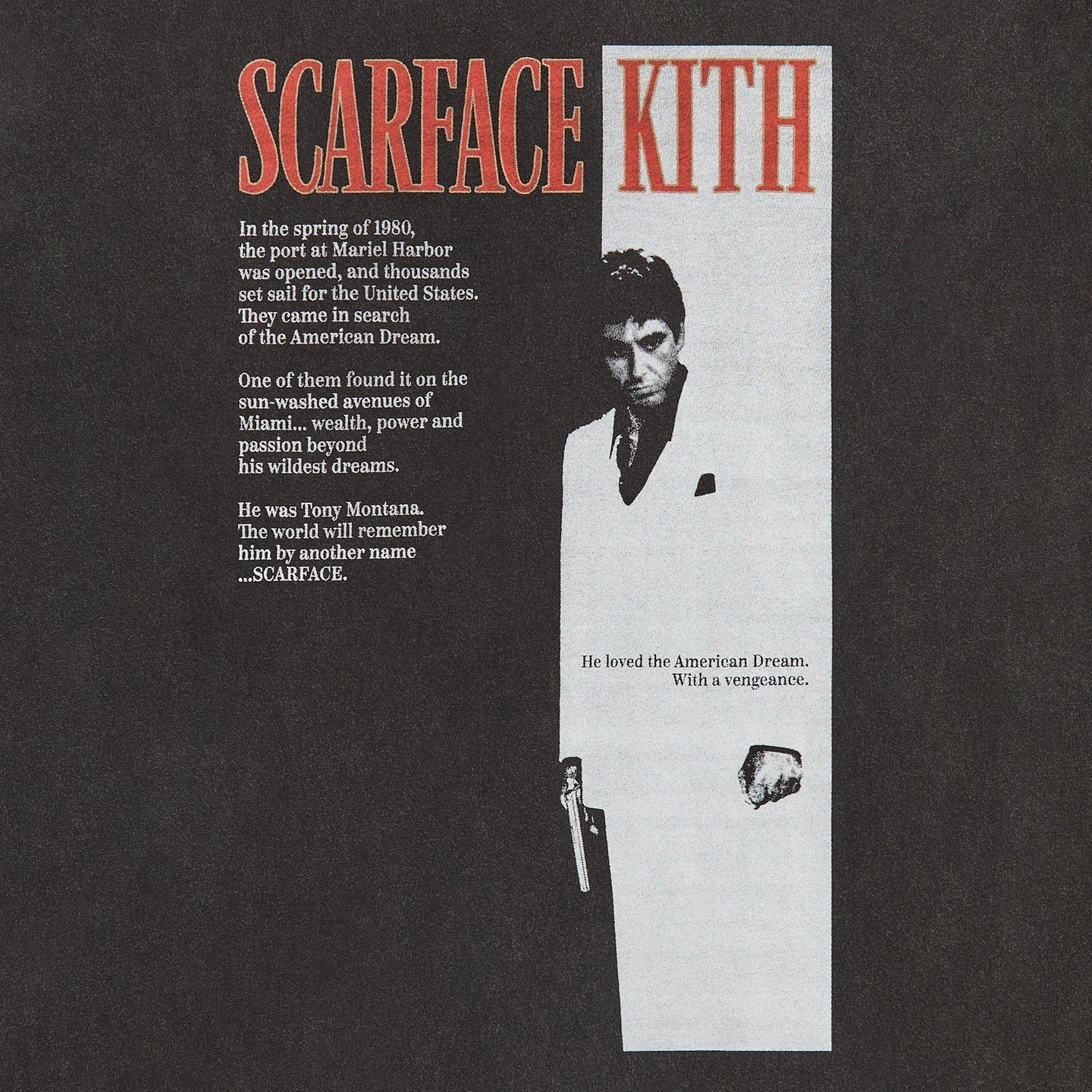 Kith for Scarface Film Poster Vintage Tee