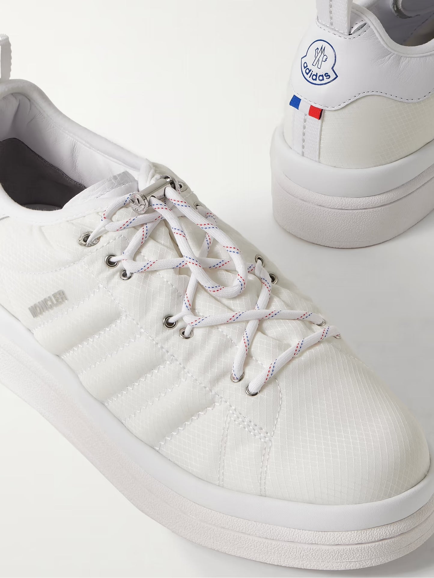 MONCLER GENIUS
+ adidas Originals Campus Leather-Trimmed Quilted GORE-TEX Sneakers