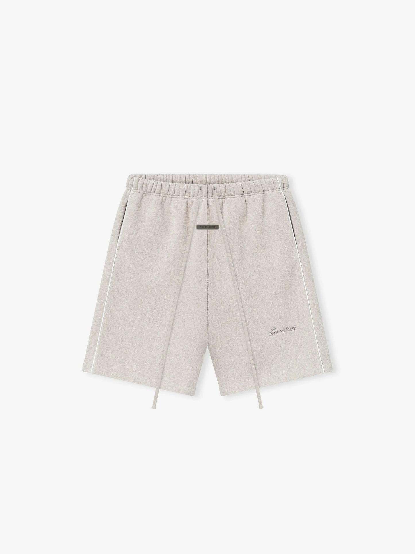 RELAXED FLEECE SWEATSHORT WITH PIPING