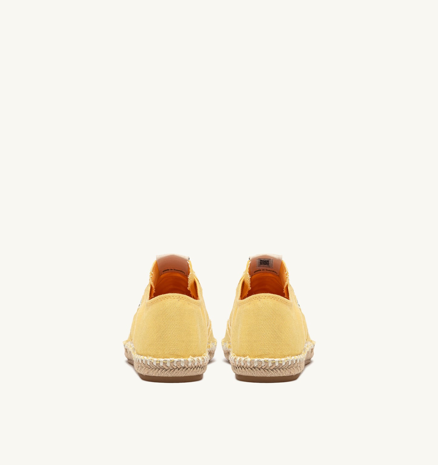 AUTRY SANDY ESPADRILLES IN PASTEL YELLOW CANVAS