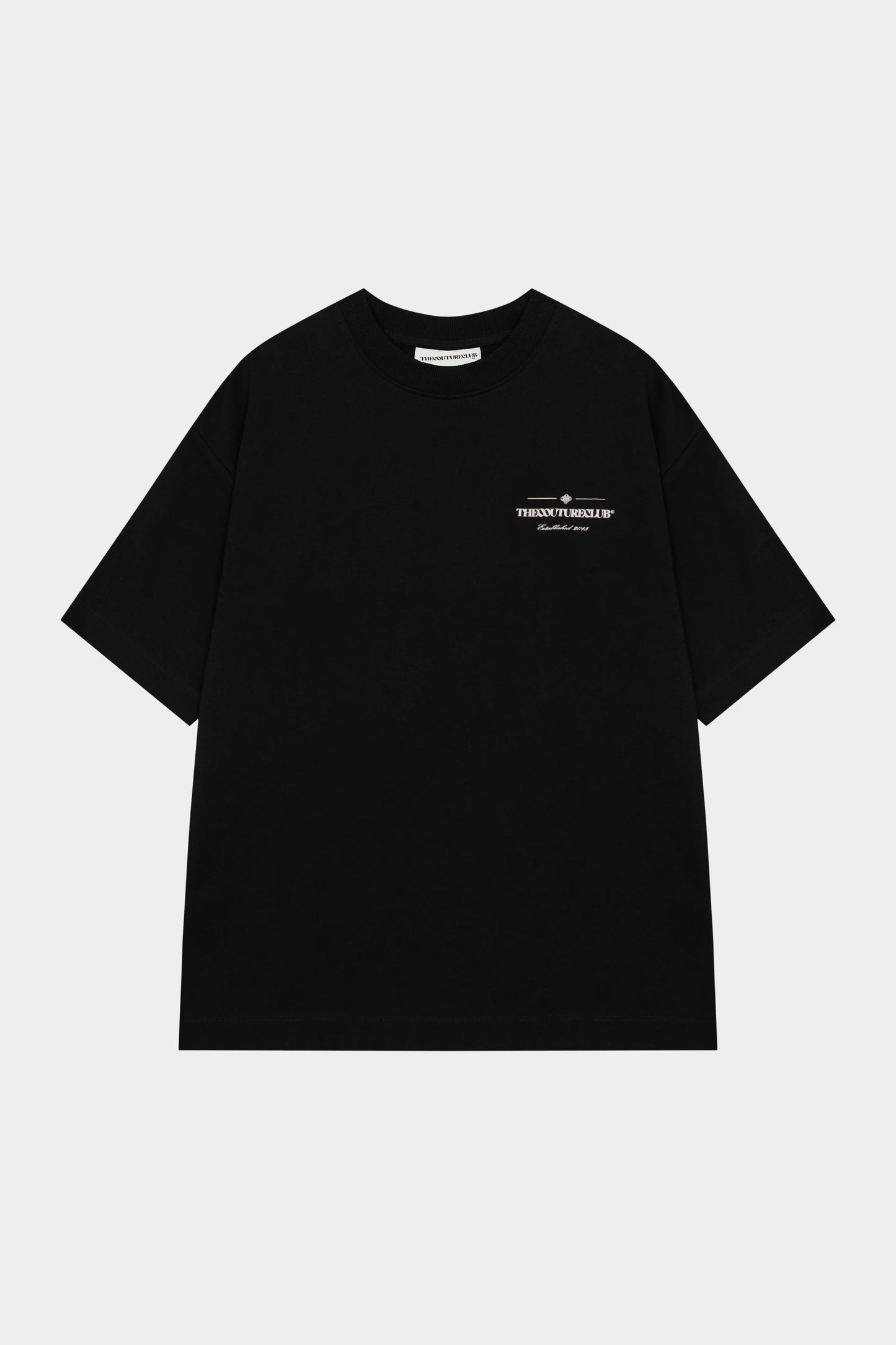COPYRIGHT MULTI GRAPHIC T-SHIRT BLACK