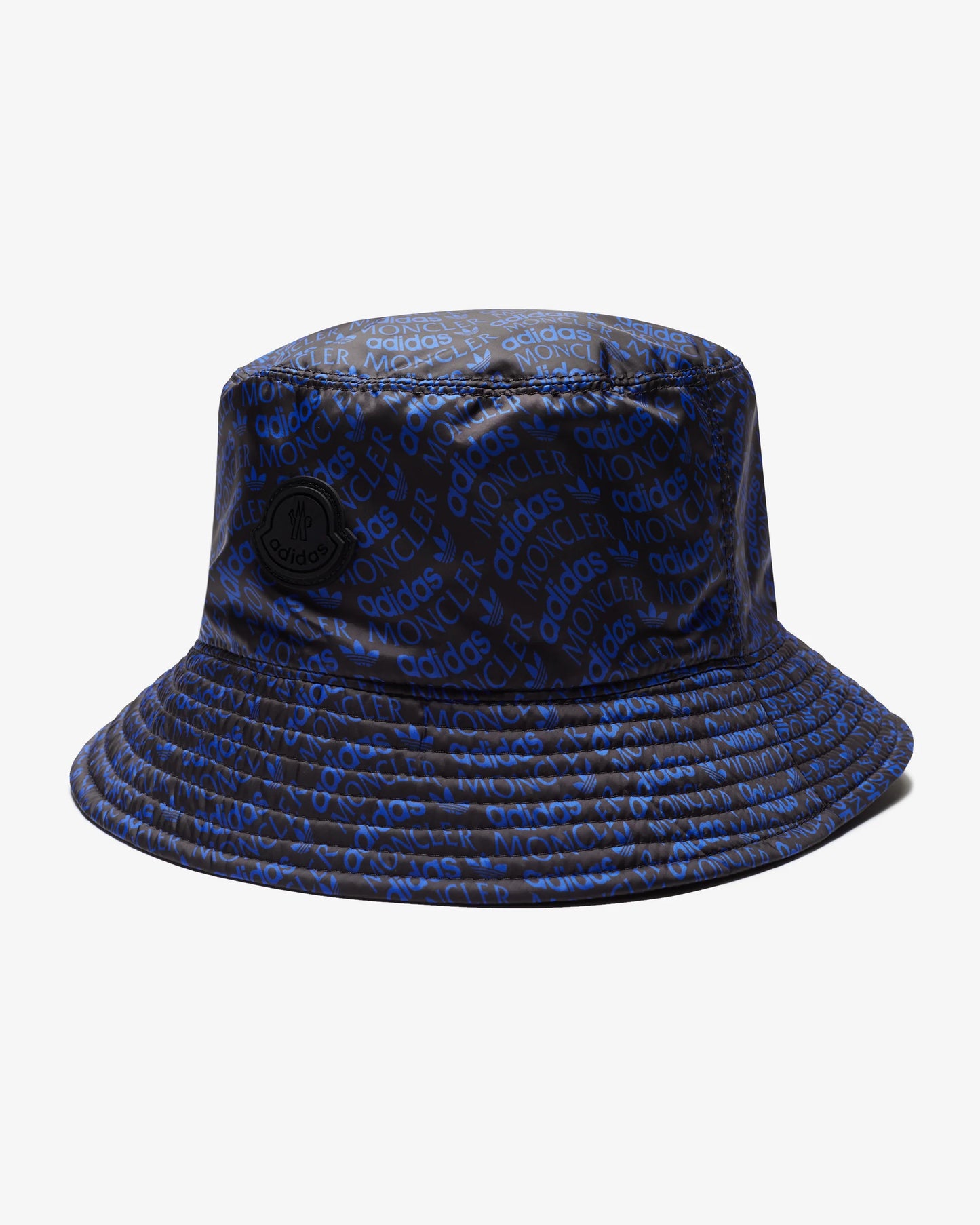 Moncler x adidas Originals Reversible Blue & Black Logo Bucket Hat