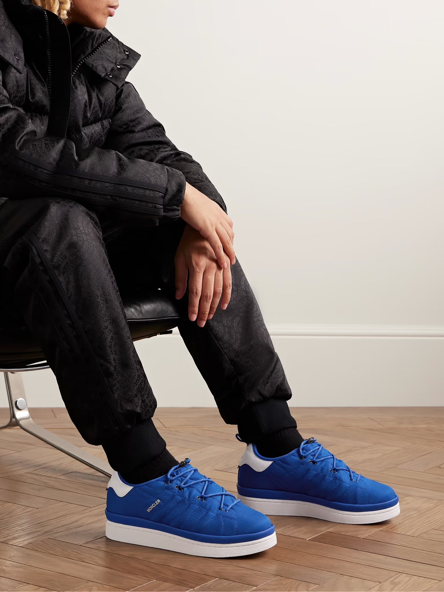 MONCLER GENIUS + adidas Originals Campus Leather-Trimmed Quilted GORE-TEX Sneakers
