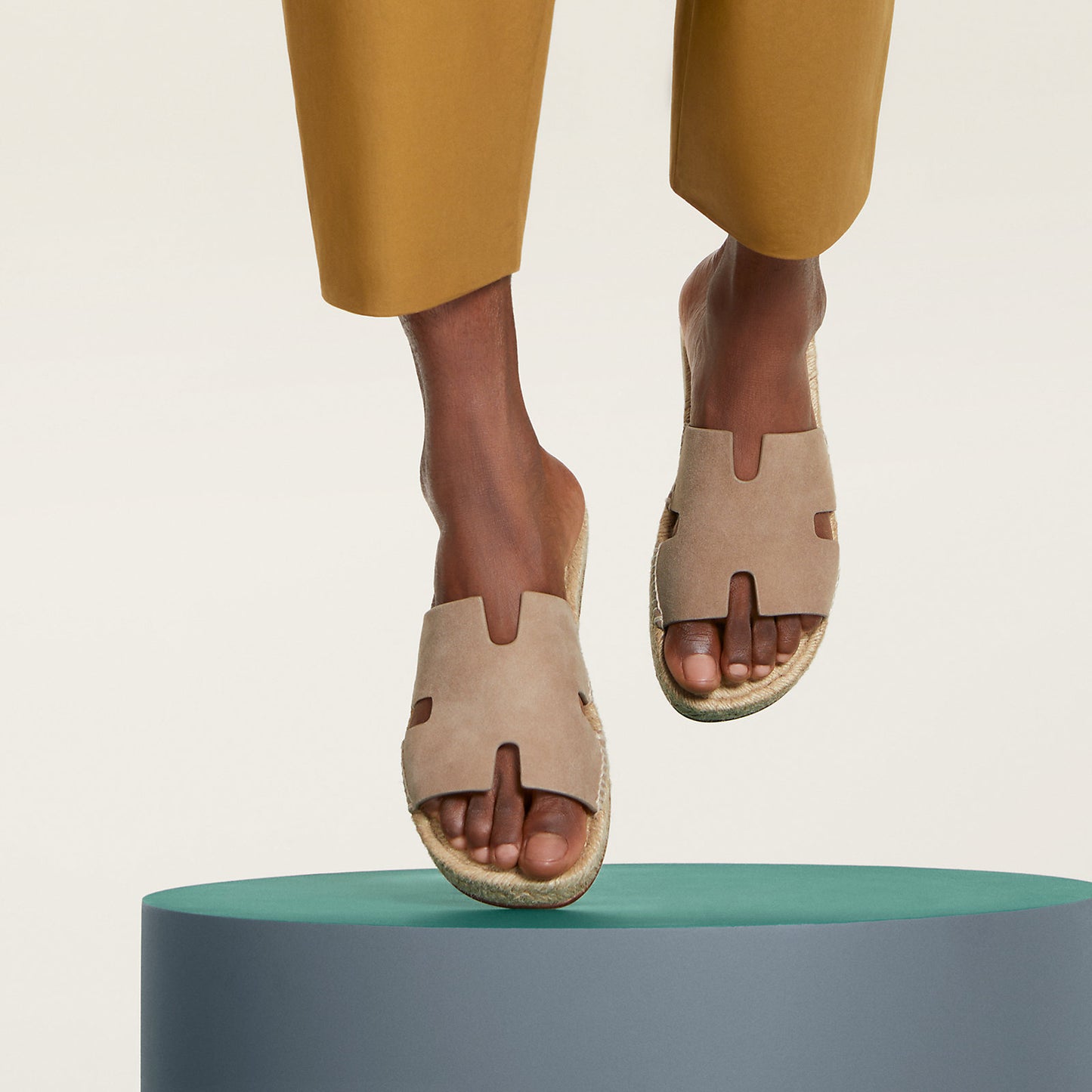 HERMES Antigua espadrille