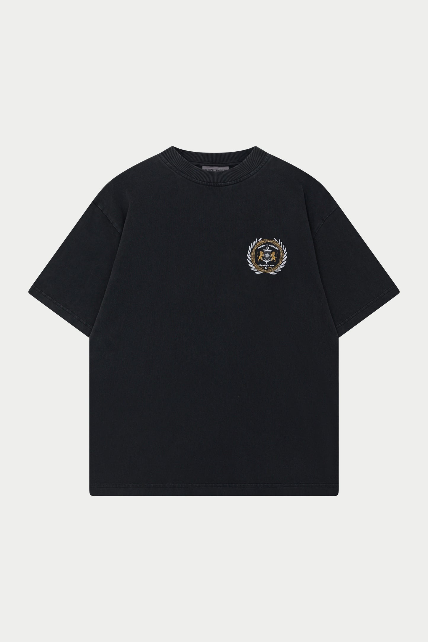 YACHT CLUB GRAPHIC T-SHIRT WASHED BLACK