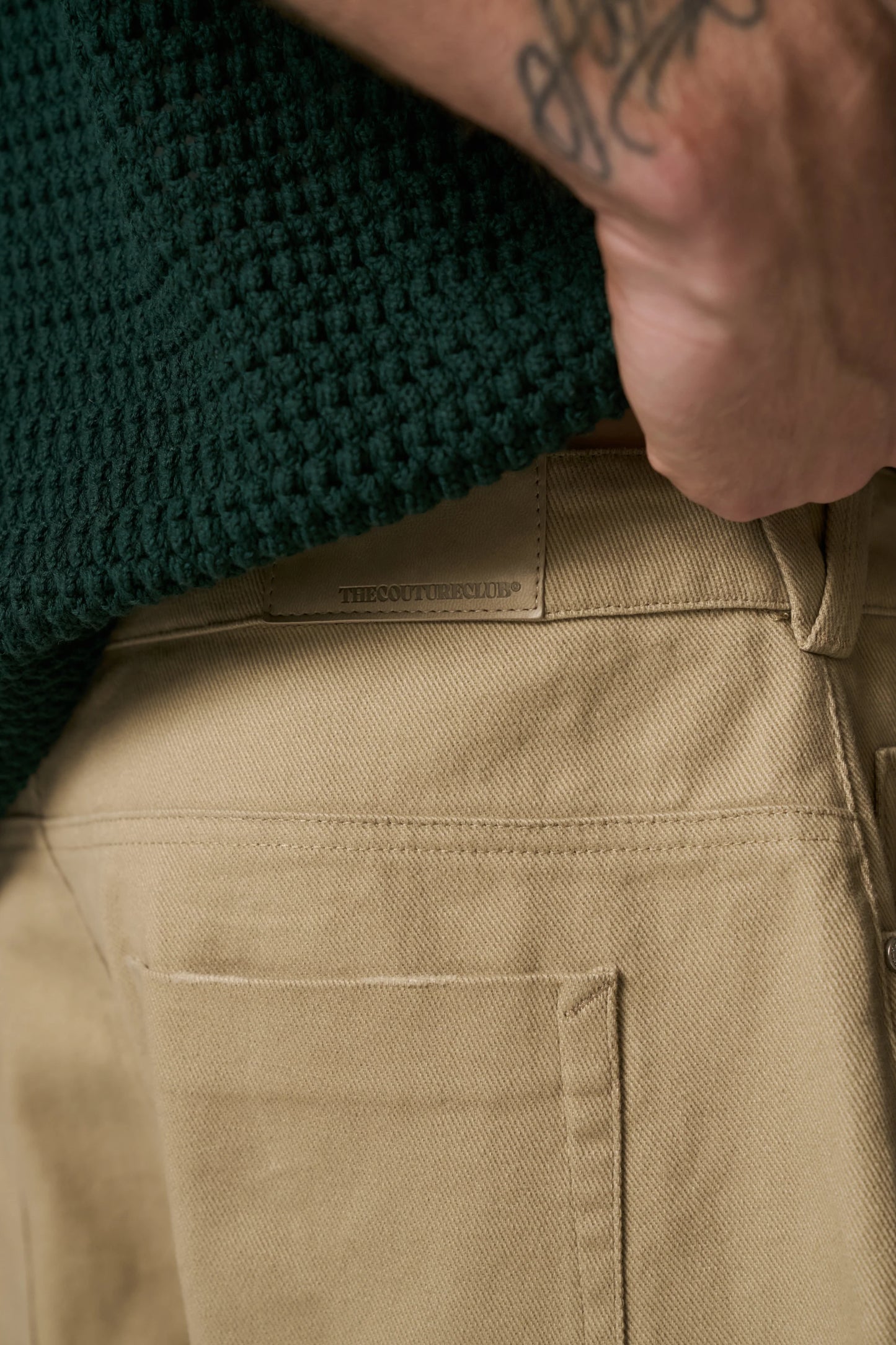 TWILL CARPENTER SHORTS BEIGE