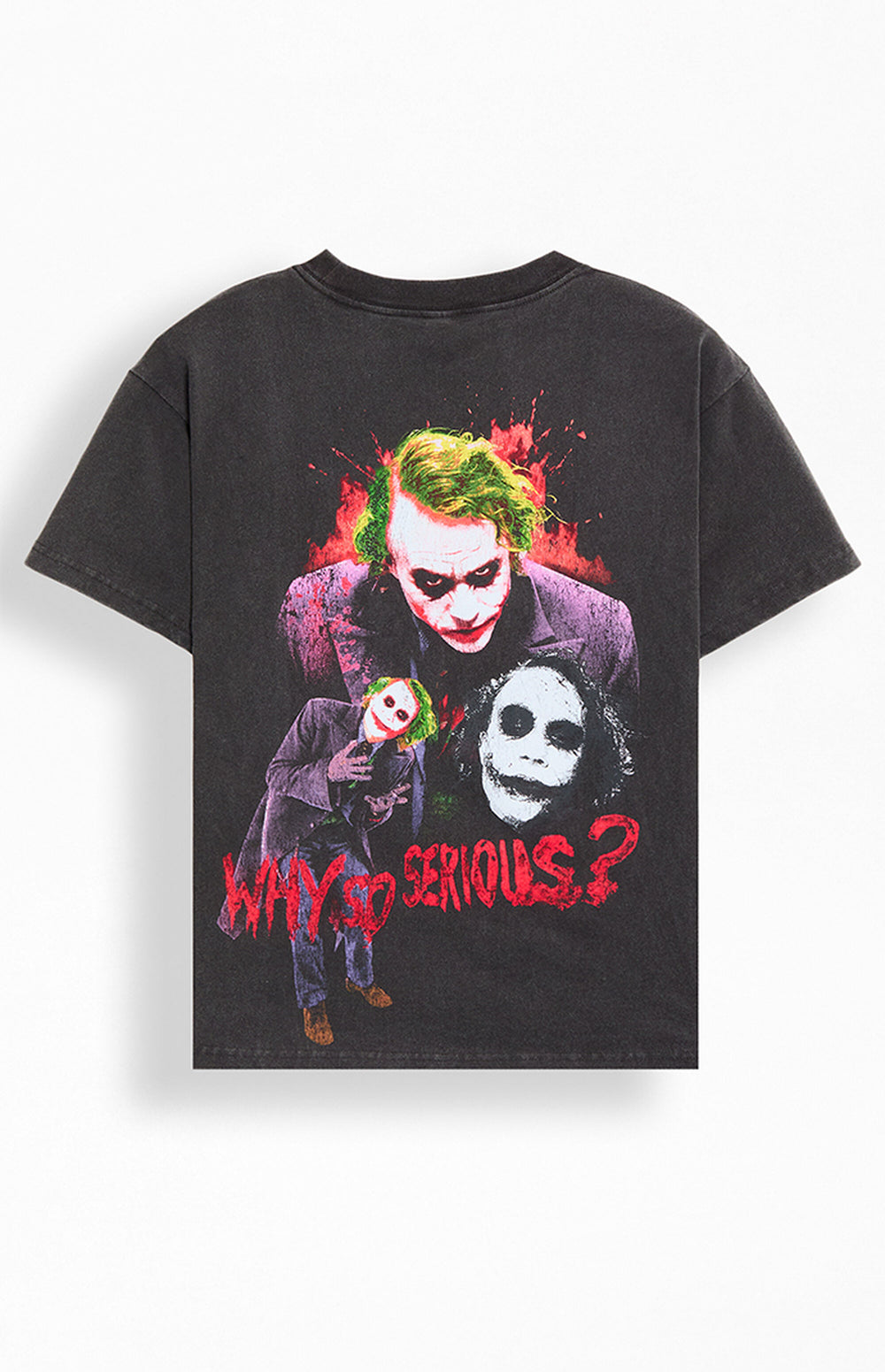 Joker All The Fun T-Shirt - Washed Black