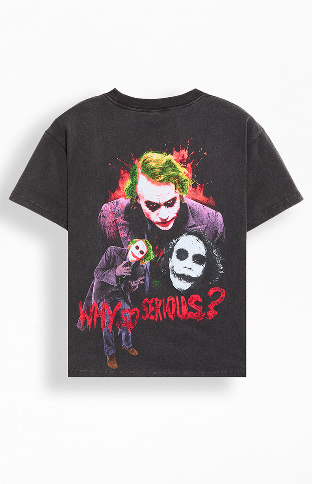 Joker All The Fun T-Shirt - Washed Black