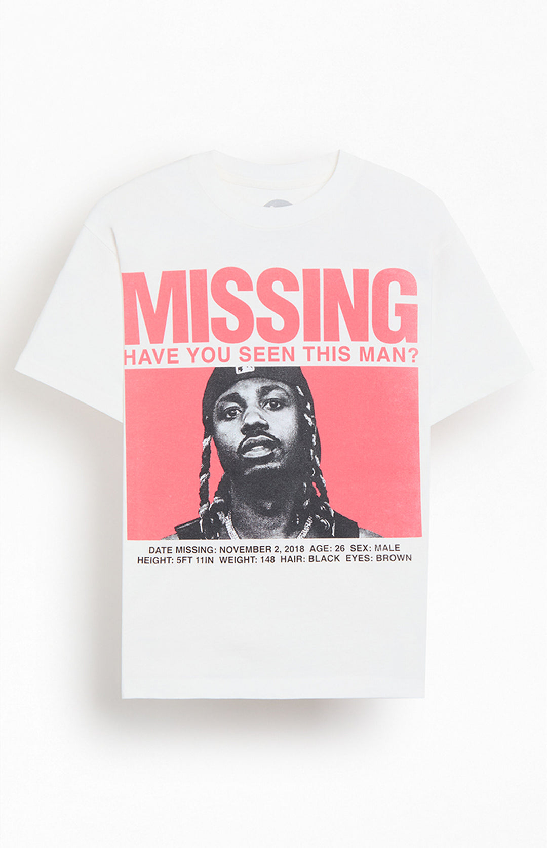 Metro Boomin Missing T-Shirt - White