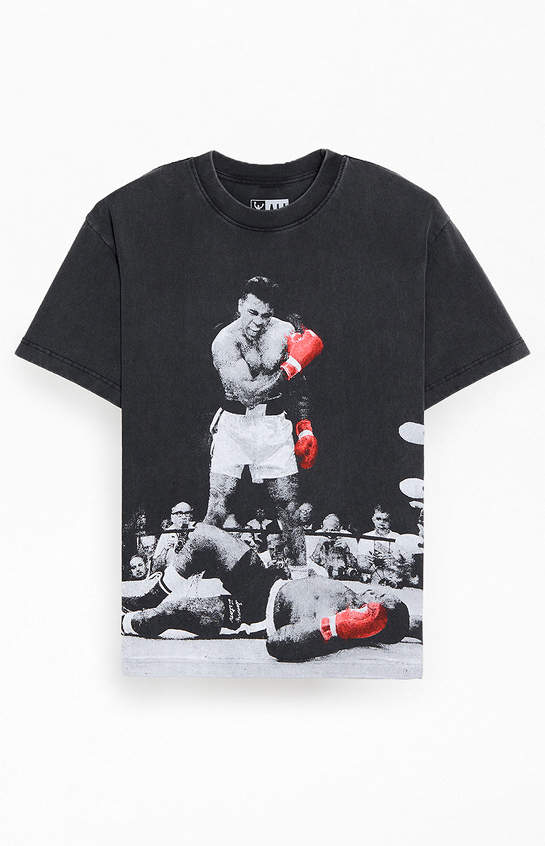 Muhammad Ali Fight T-Shirt - Washed Black