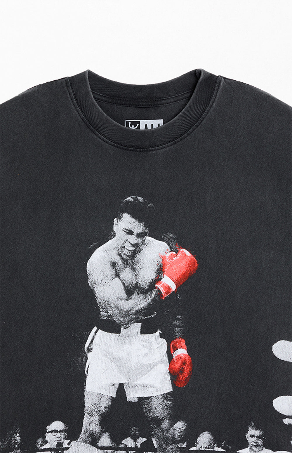 Muhammad Ali Fight T-Shirt - Washed Black