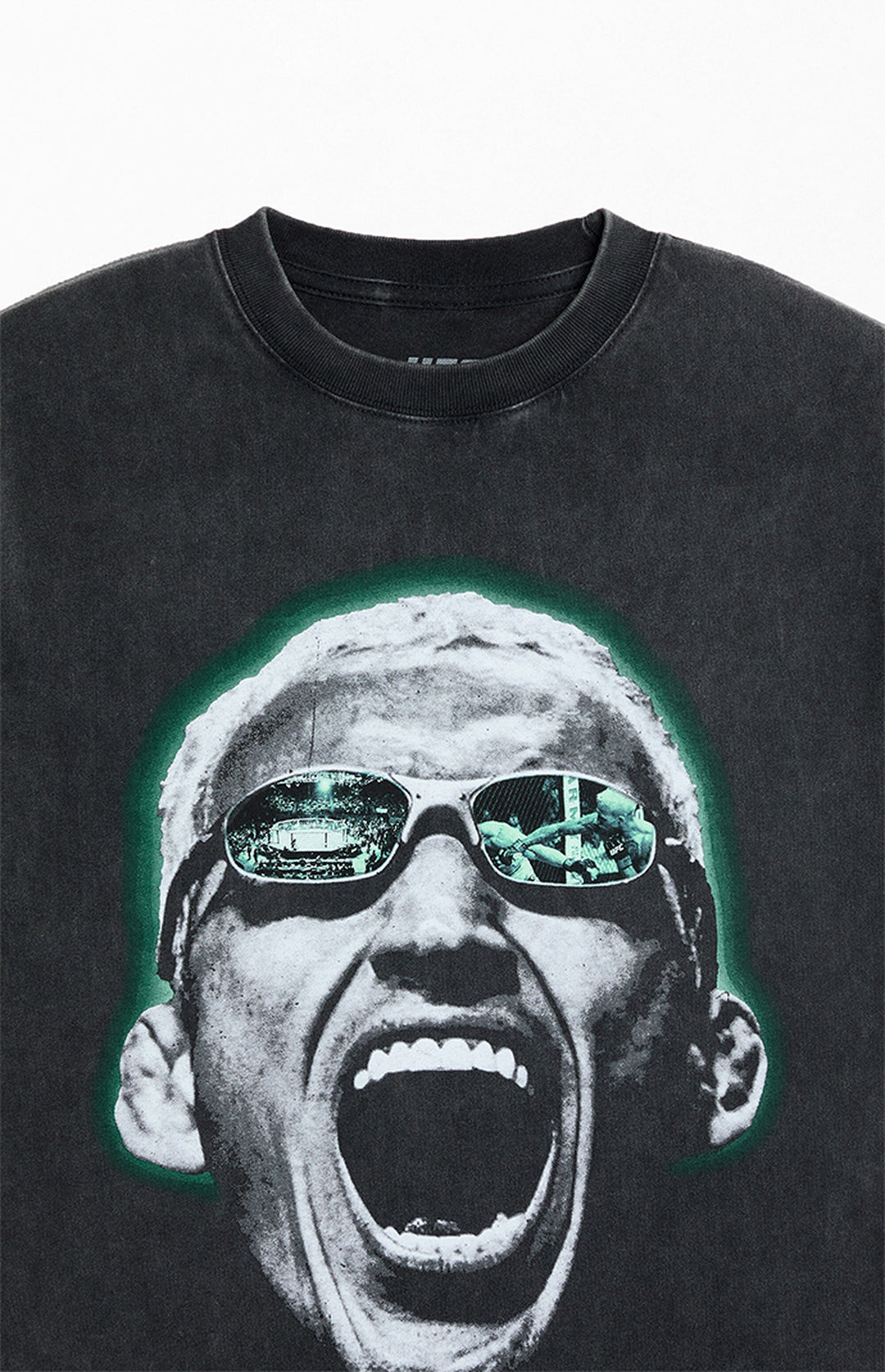 Charles Oliveira Oversized T-Shirt - Washed Black