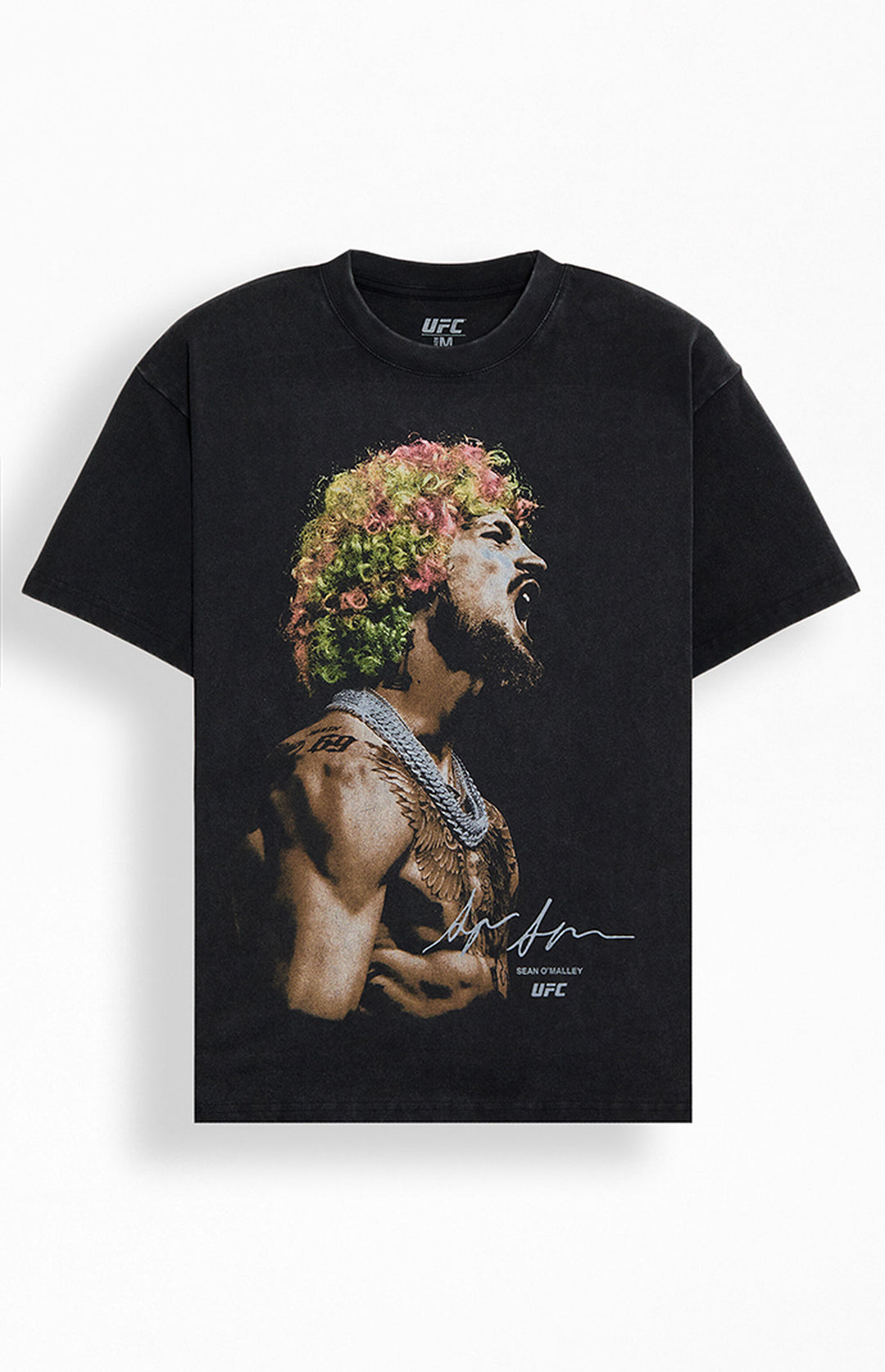 Sean O'Malley Iced Oversized T-Shirt - Washed Black