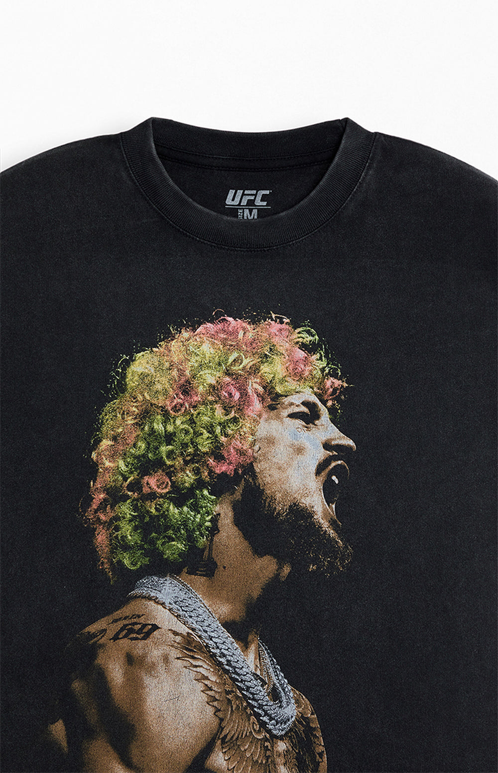 Sean O'Malley Iced Oversized T-Shirt - Washed Black
