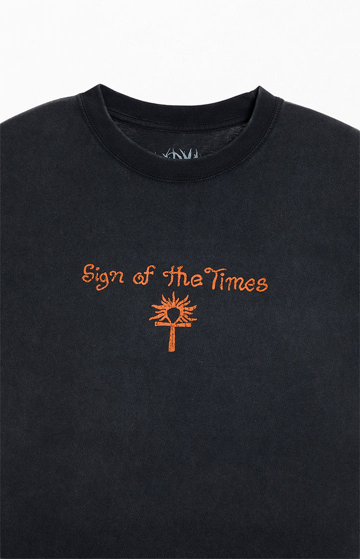 Sign of the Times T-Shirt - Washed Black