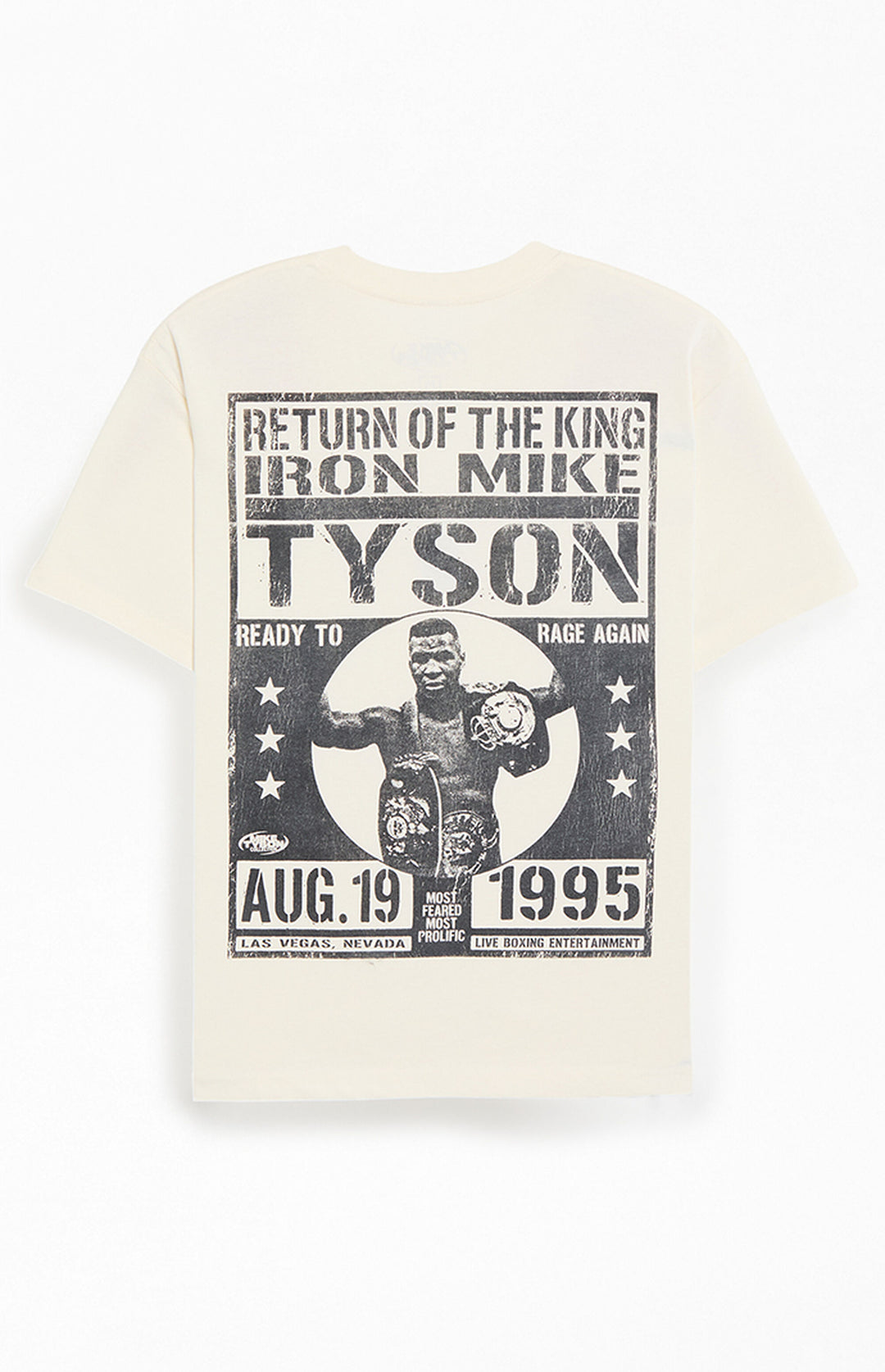 Tyson Aug '95 T-Shirt - Cream