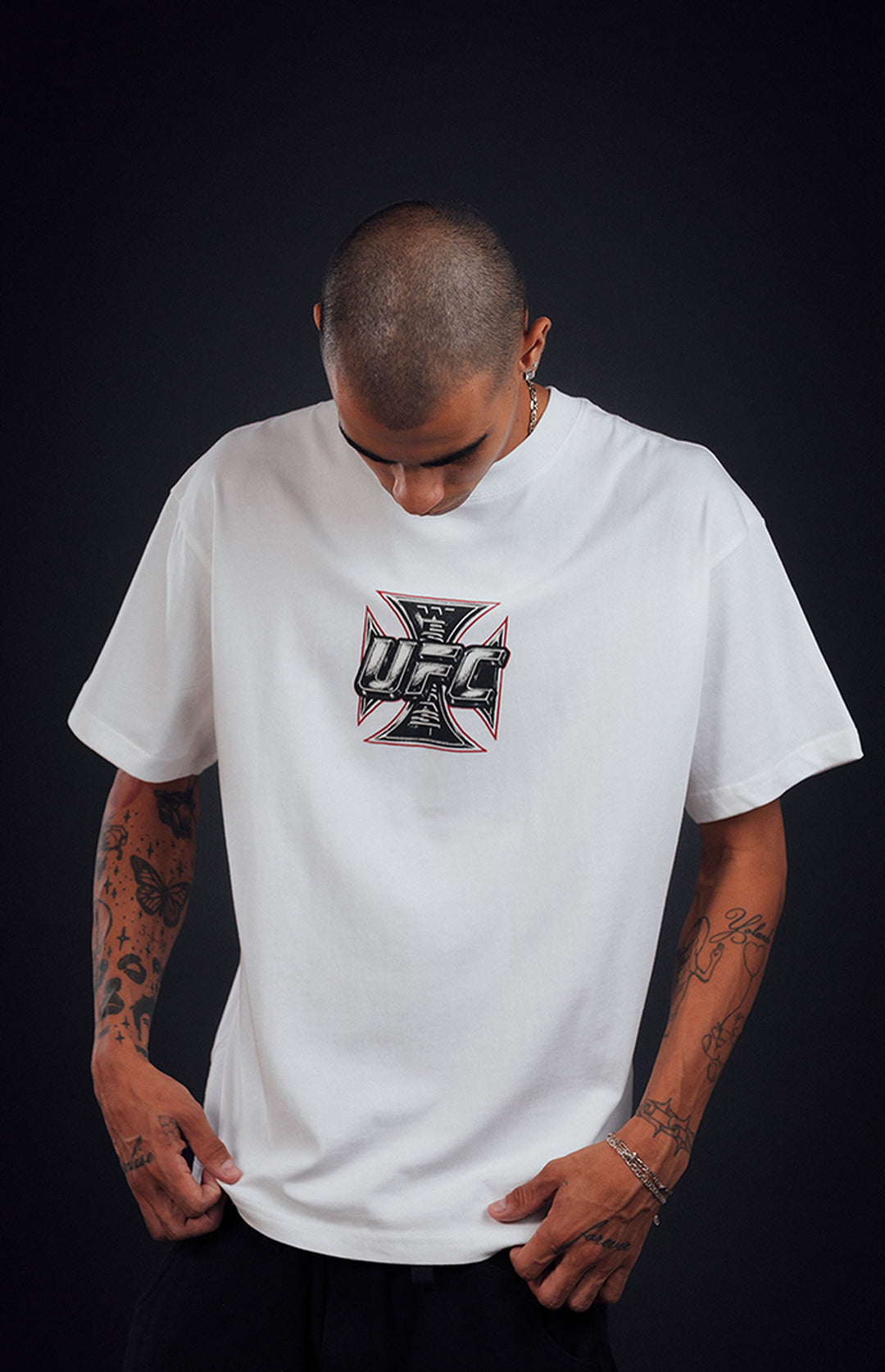 UFC White Core Logo T-Shirt - White