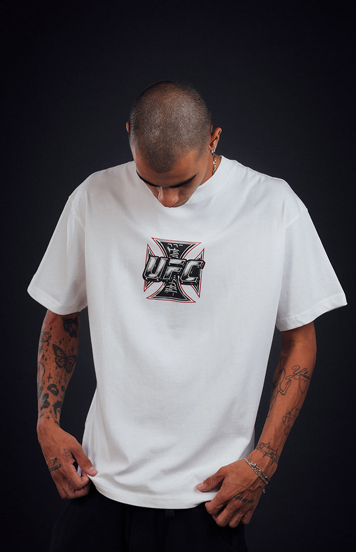 UFC White Core Logo T-Shirt - White
