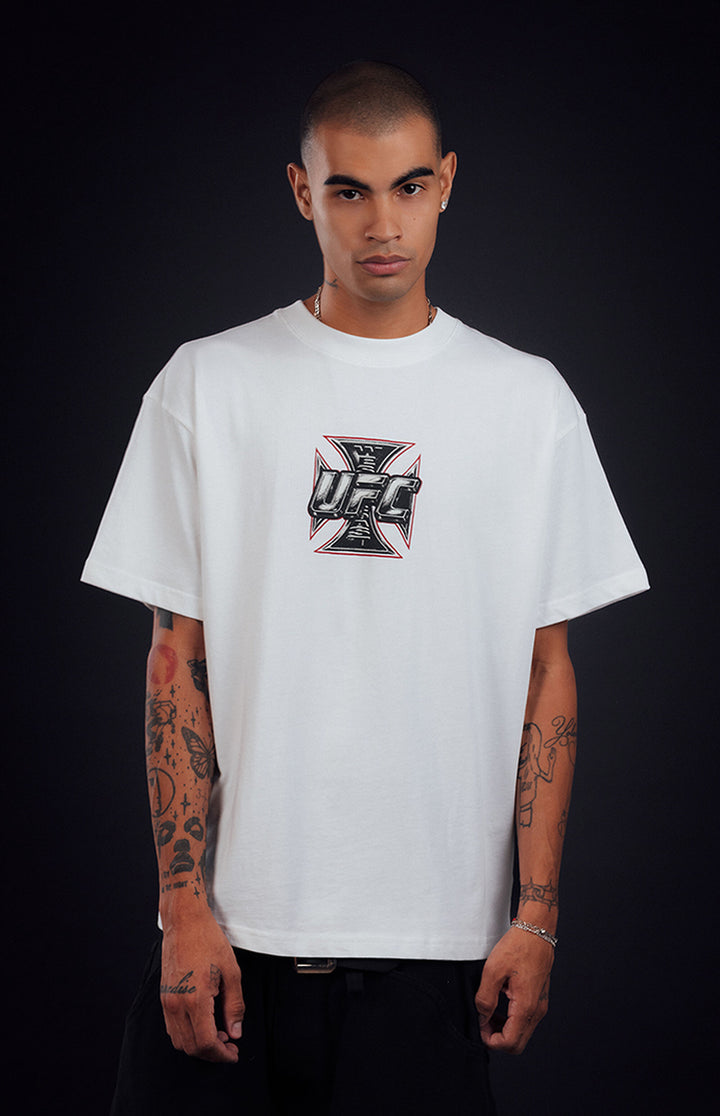 UFC White Core Logo T-Shirt - White