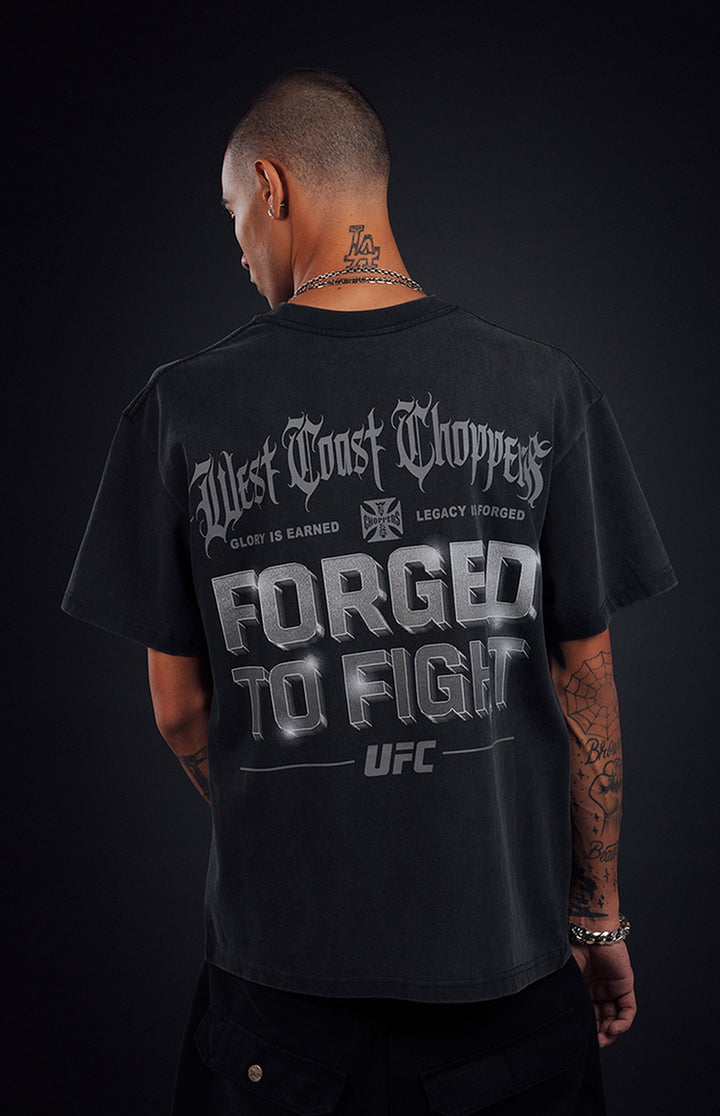 UFC Forged To Fight T-Shirt - Washed Black