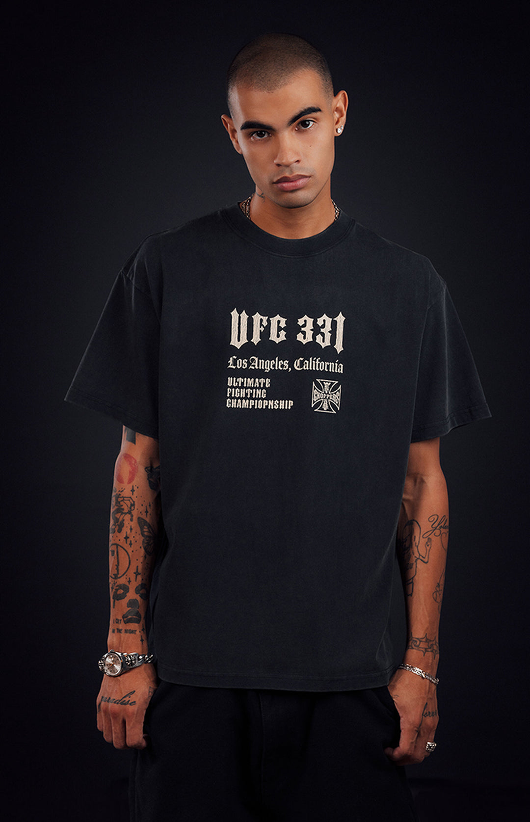 UFC On Site 331 T-Shirt - Washed Black
