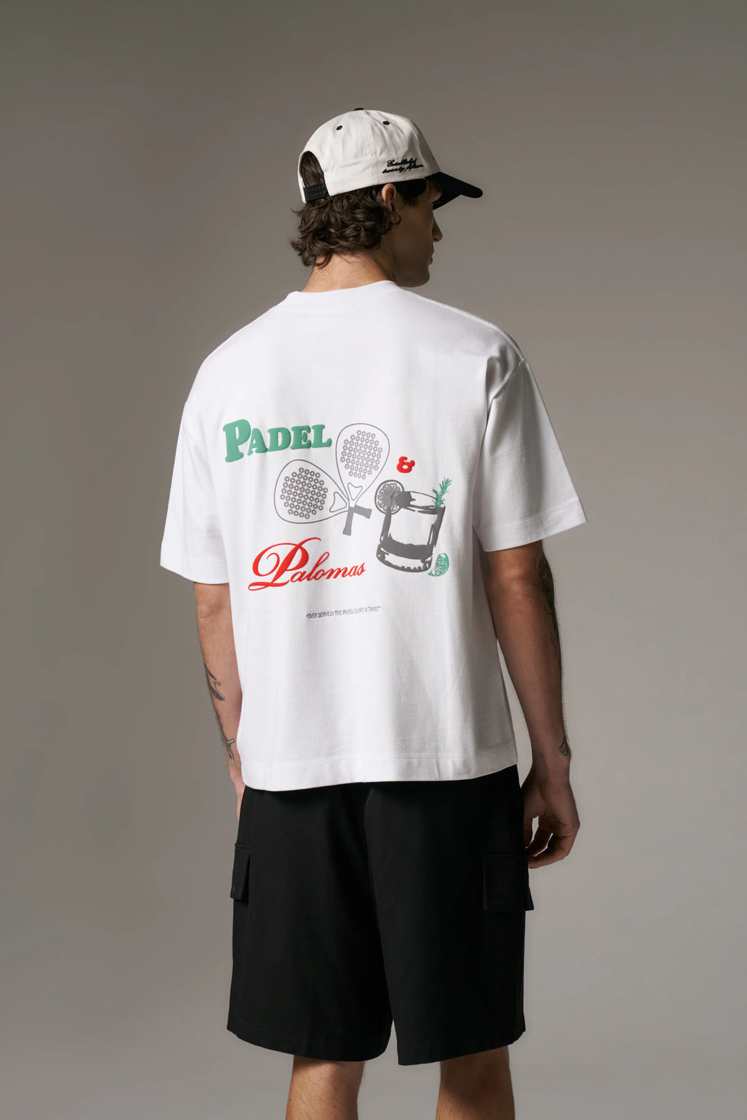 PADEL & PALOMAS T-SHIRT WHITE