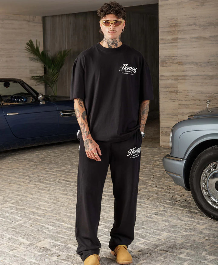 HOMIÉS ESSENTIALS PANTS BLACK