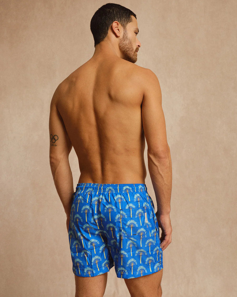 PENINSULA MEN'S TROPICANA SWIM SHORTS BLUE