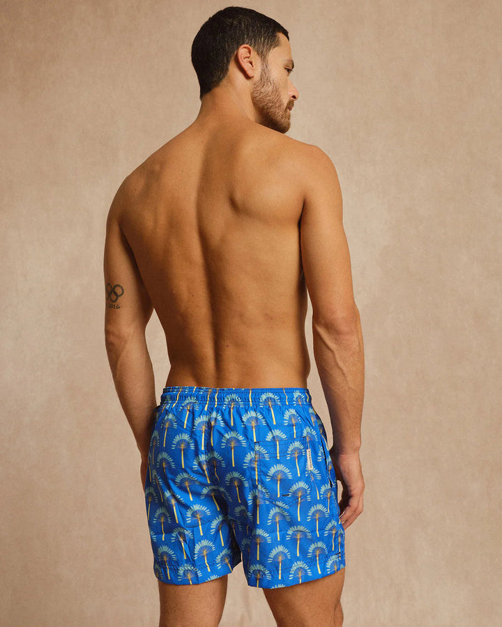 PENINSULA MEN'S TROPICANA SWIM SHORTS BLUE