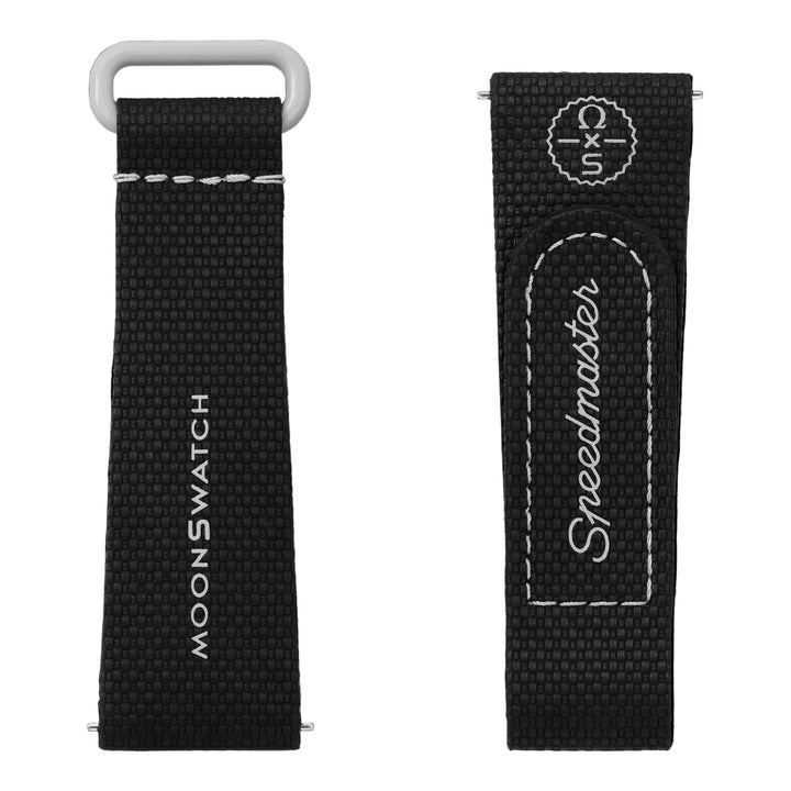 MOONSWATCH BLACK/GREY RUBBER