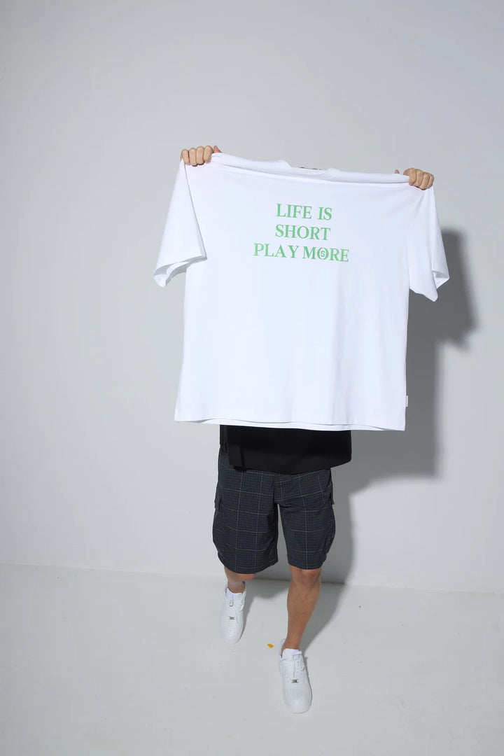 SEGUNDA "LIFE IS GOOD" TEE WHITE
