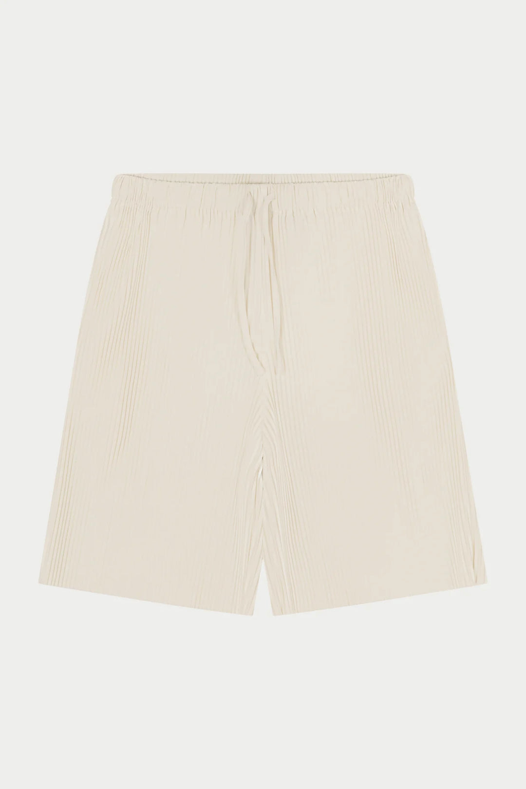 PLISSE SHORTS OFF WHITE
