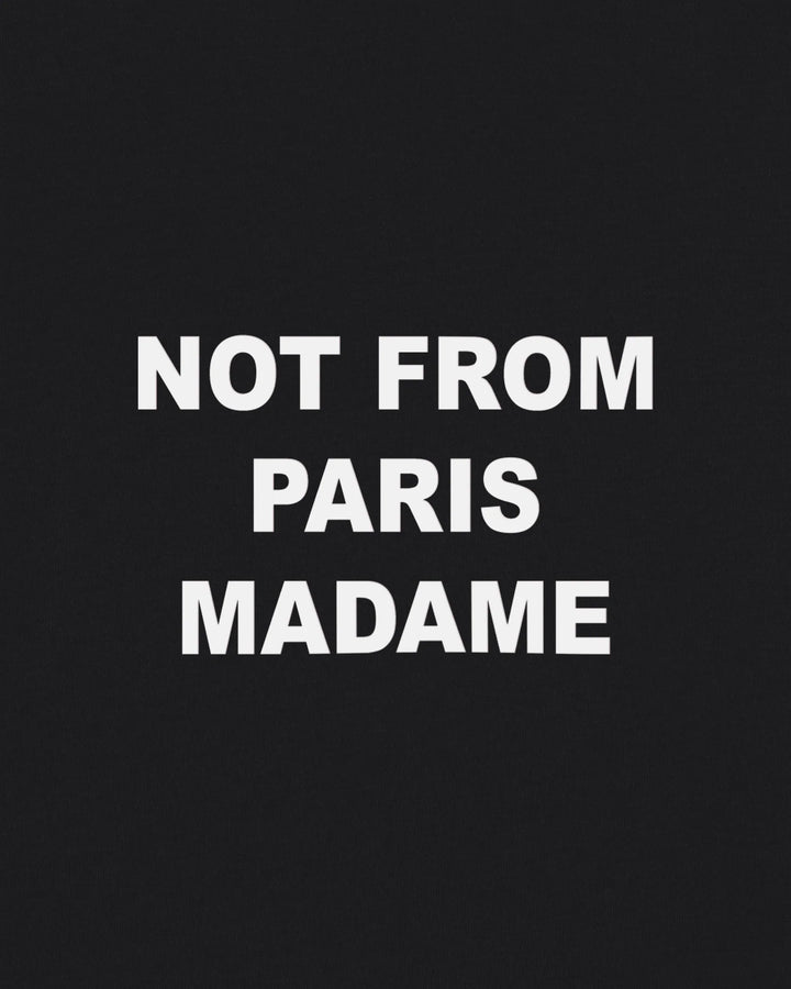 DRÔLE DE MONSIEUR T-SHIRT SLOGAN NOIR