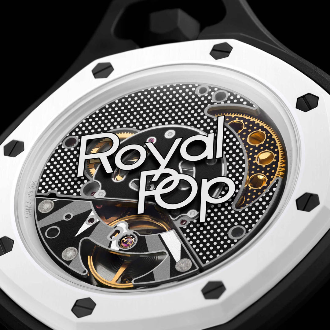 AP X SWATCH ROYAL POP OCHO NEGRO