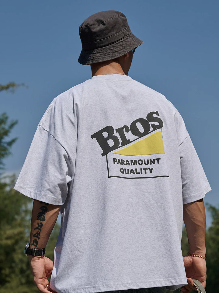 "PARAMOUNT QUALITY" LOGO TEE GREY