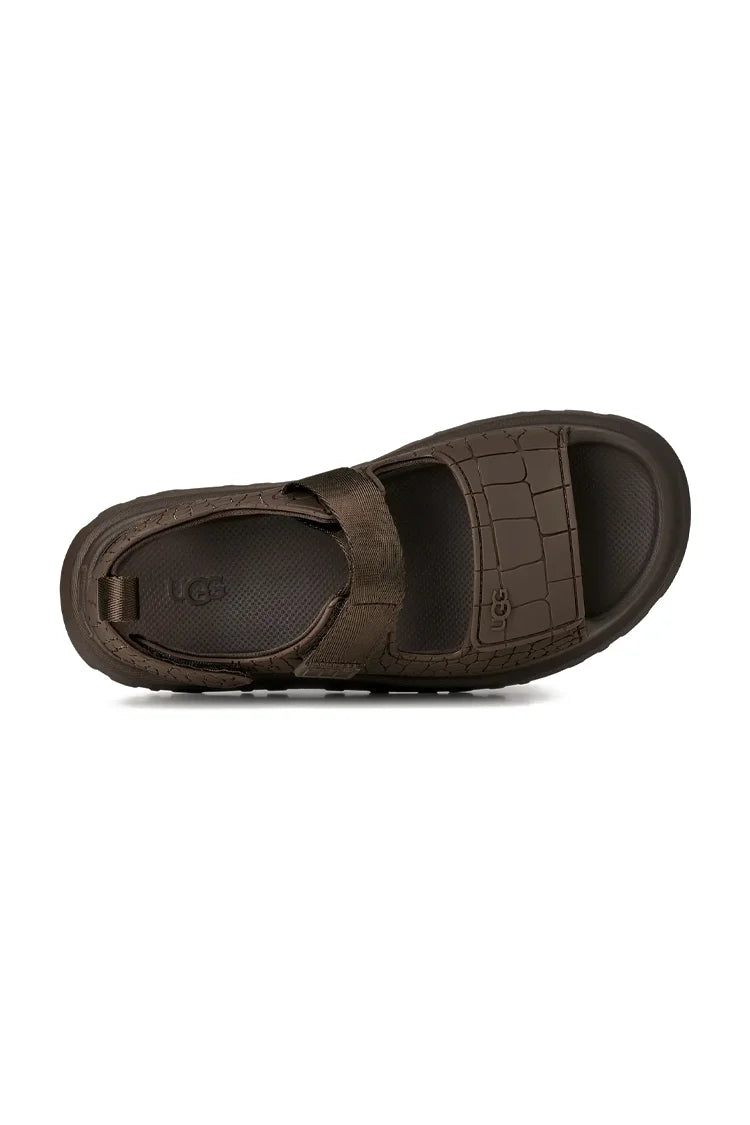 סנדלים בצבע שוקולד GoldenGlow Embossed UGG