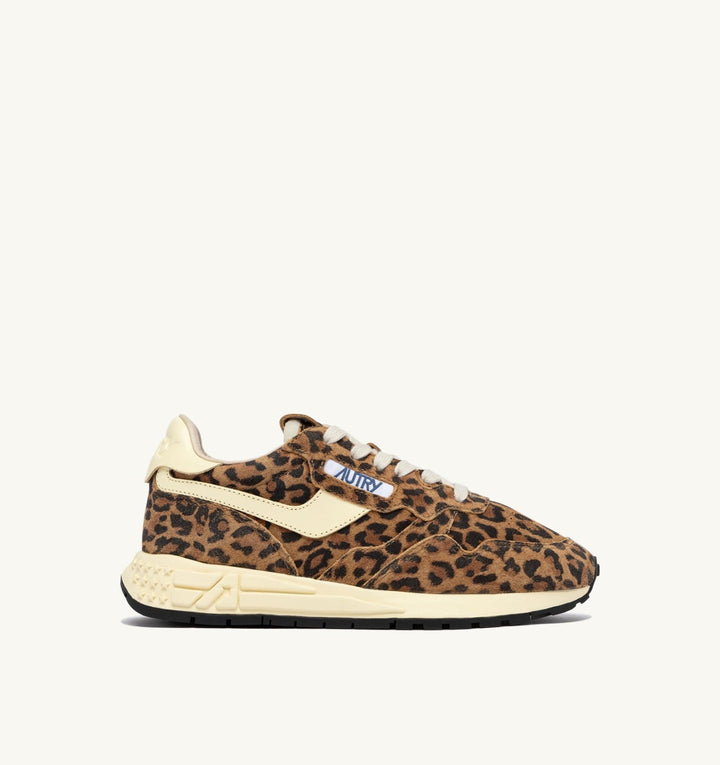 AUTRY SNEAKERS
REELWIND LOW SNEAKERS IN LEOPARD SUEDE AND RUTABAGA LEATHER WWLW - UJ02